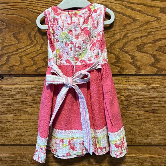 Excellent condition Oshkosh Genuine Kids seersucker dress | 24 months - Picture 2 of 6